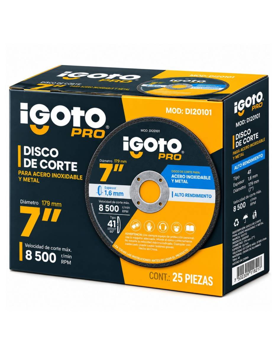 Disco de corte de Oxído de aluminio Disco de corte de Oxído de aluminio