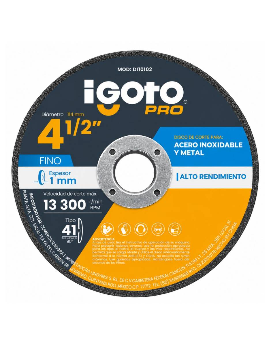 Disco de corte de Oxído de aluminio 4