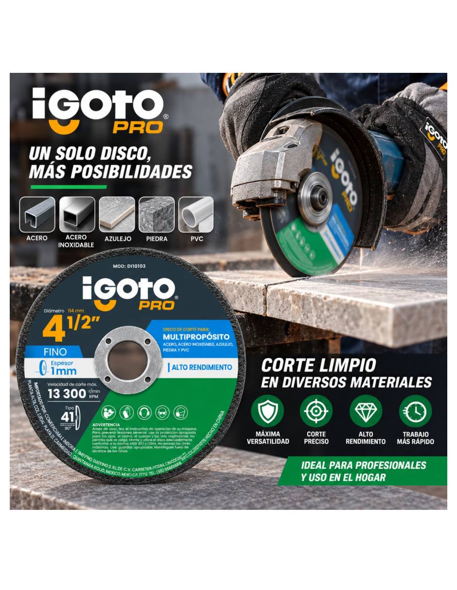 Disco de corte de Oxído de aluminio 2