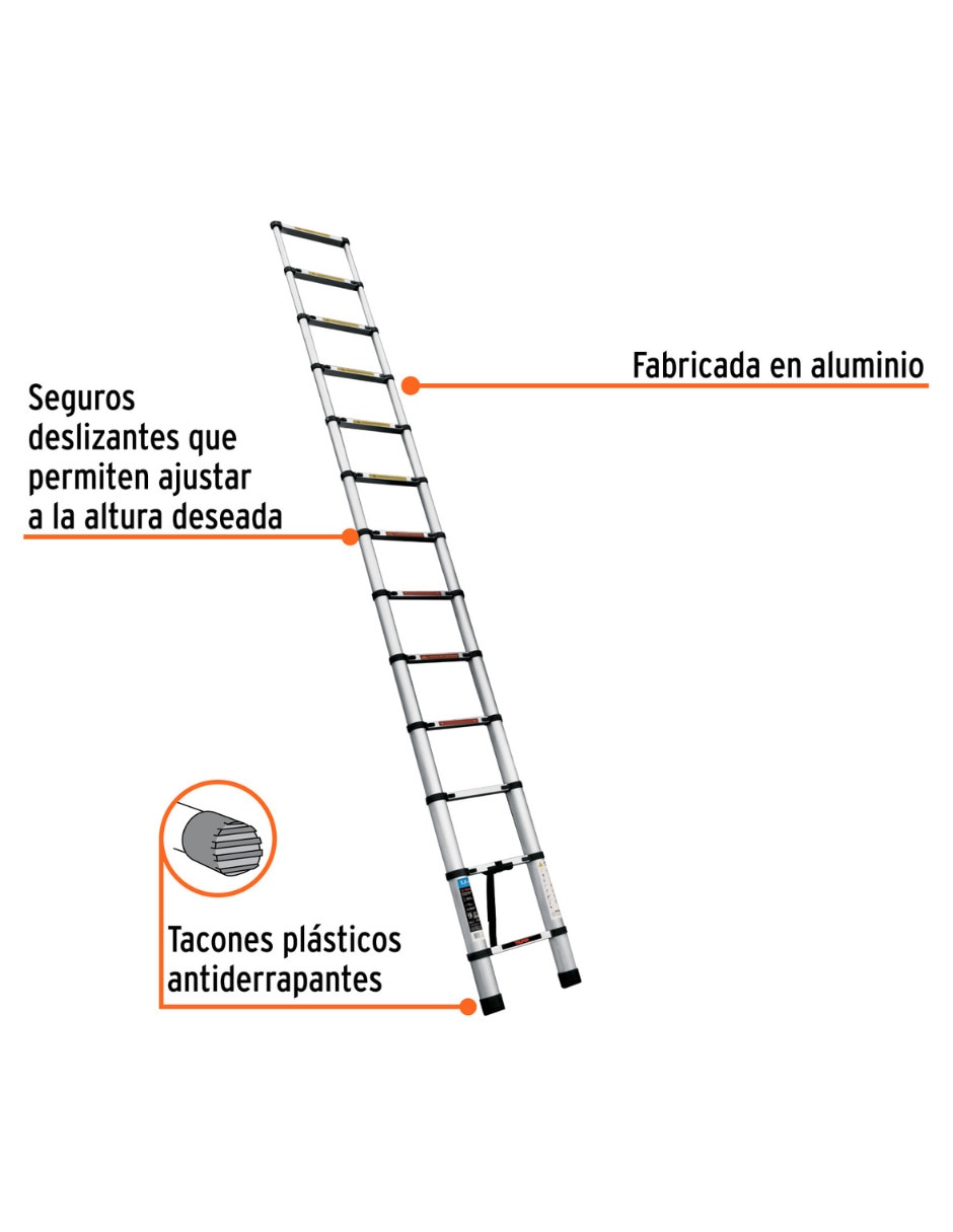 Escalera telescópica de Aluminio 3