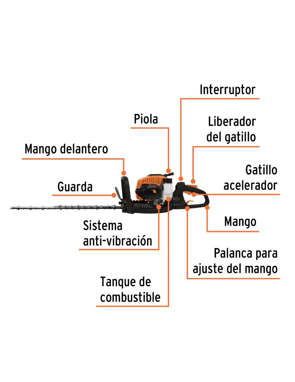 Cortasetos a Gasolina COS-26X 2
