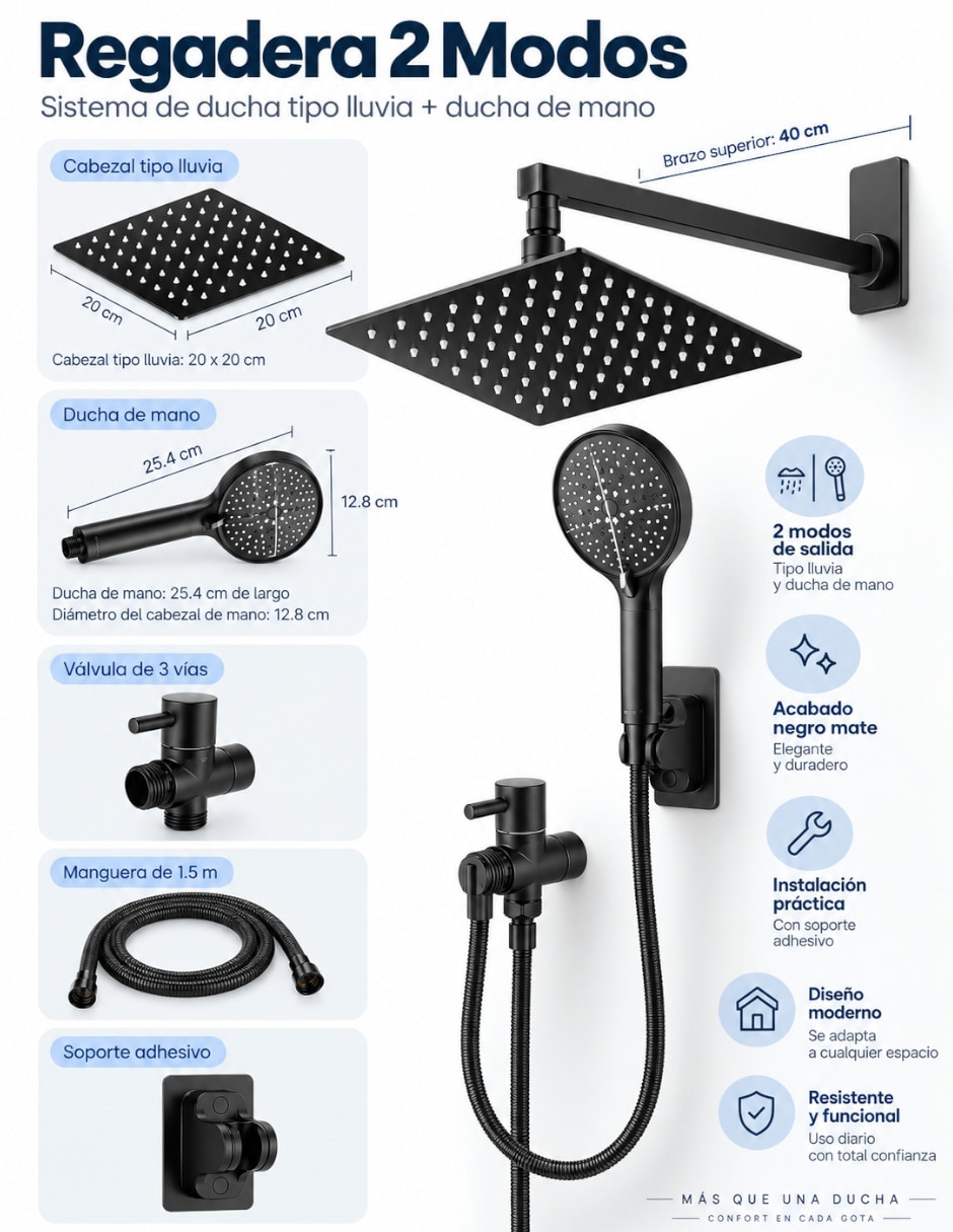 Regadera para Baño 5