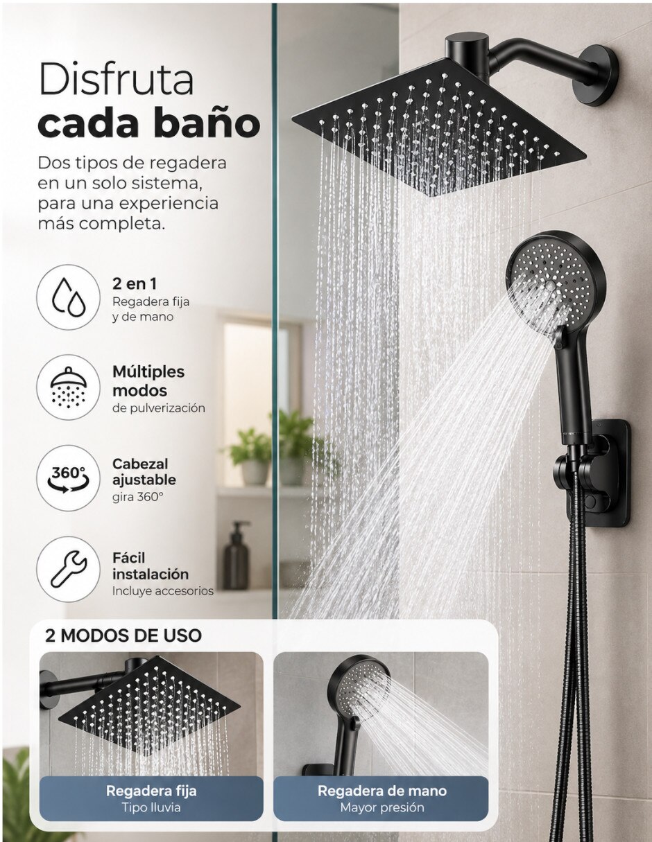 Regadera para Baño 3