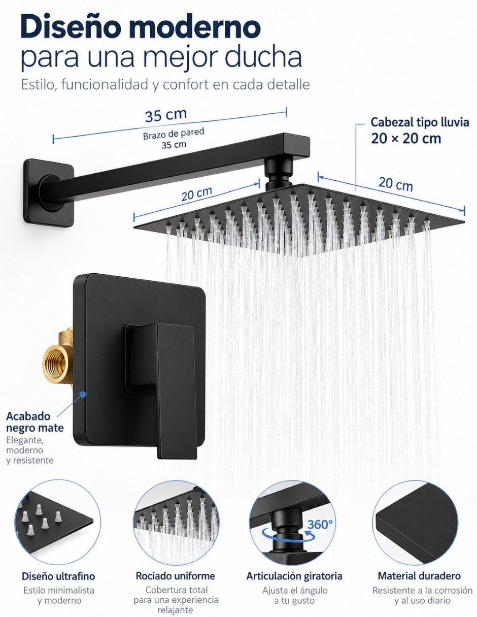 Regadera para Regadera 5