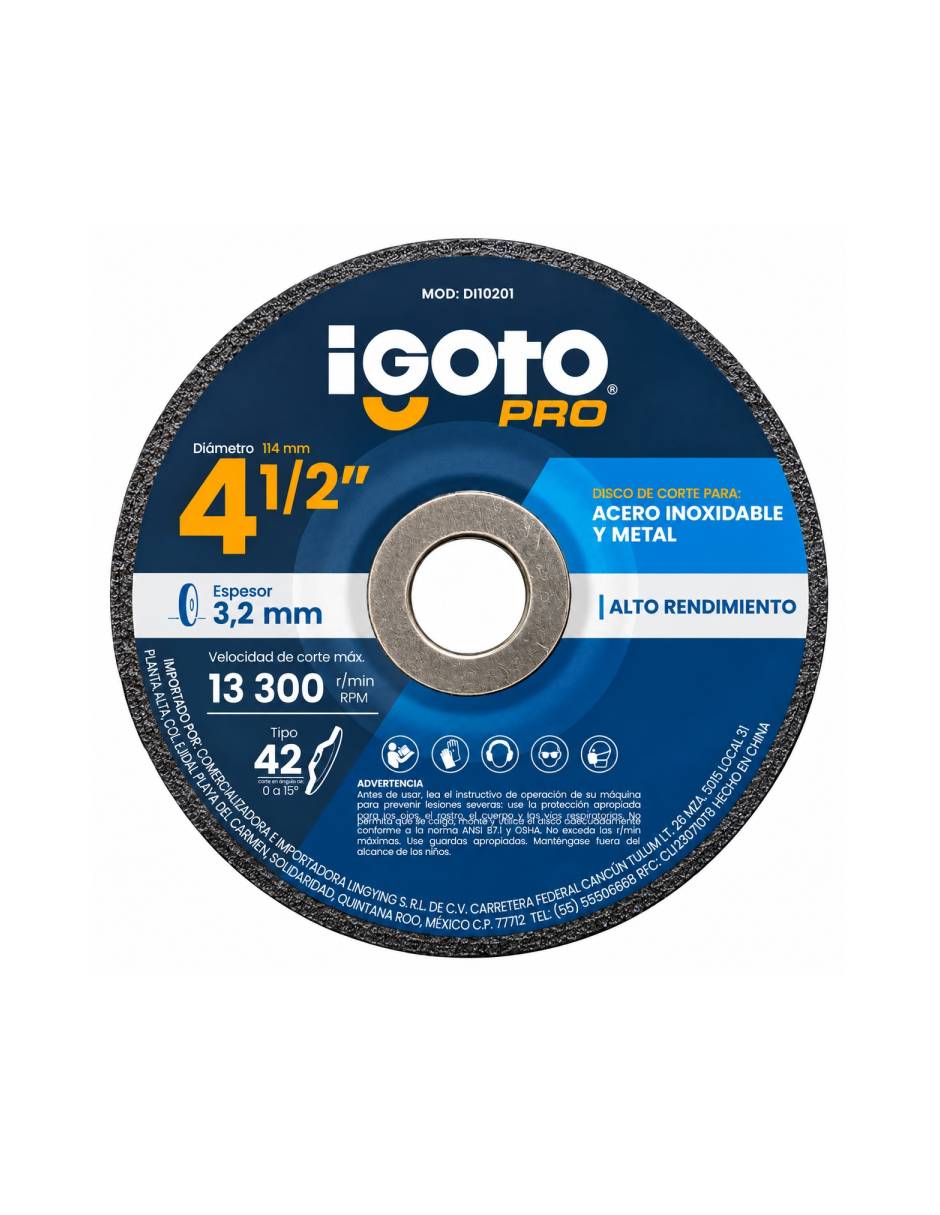 Disco de corte de oxído de aluminio 3