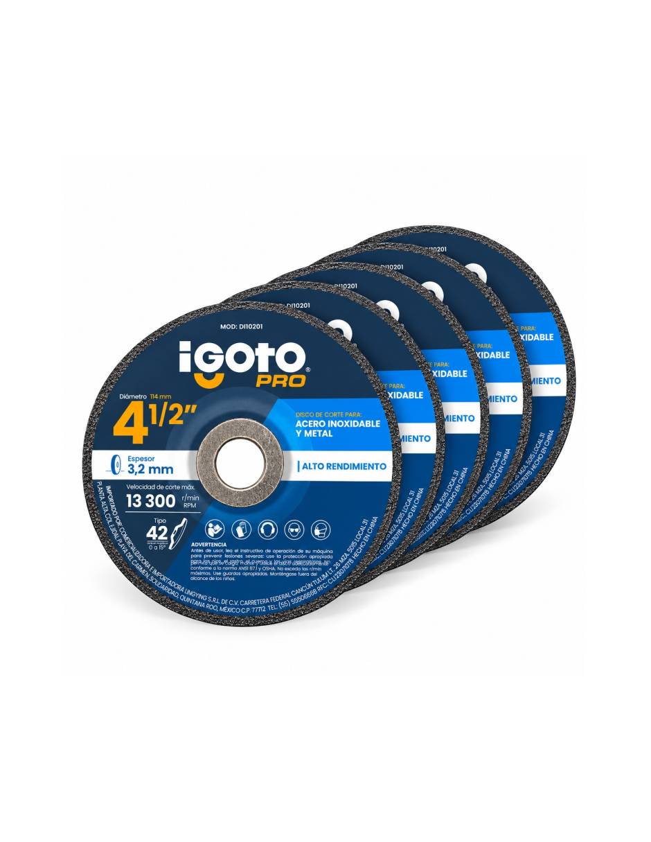 Disco de corte de oxído de aluminio 4