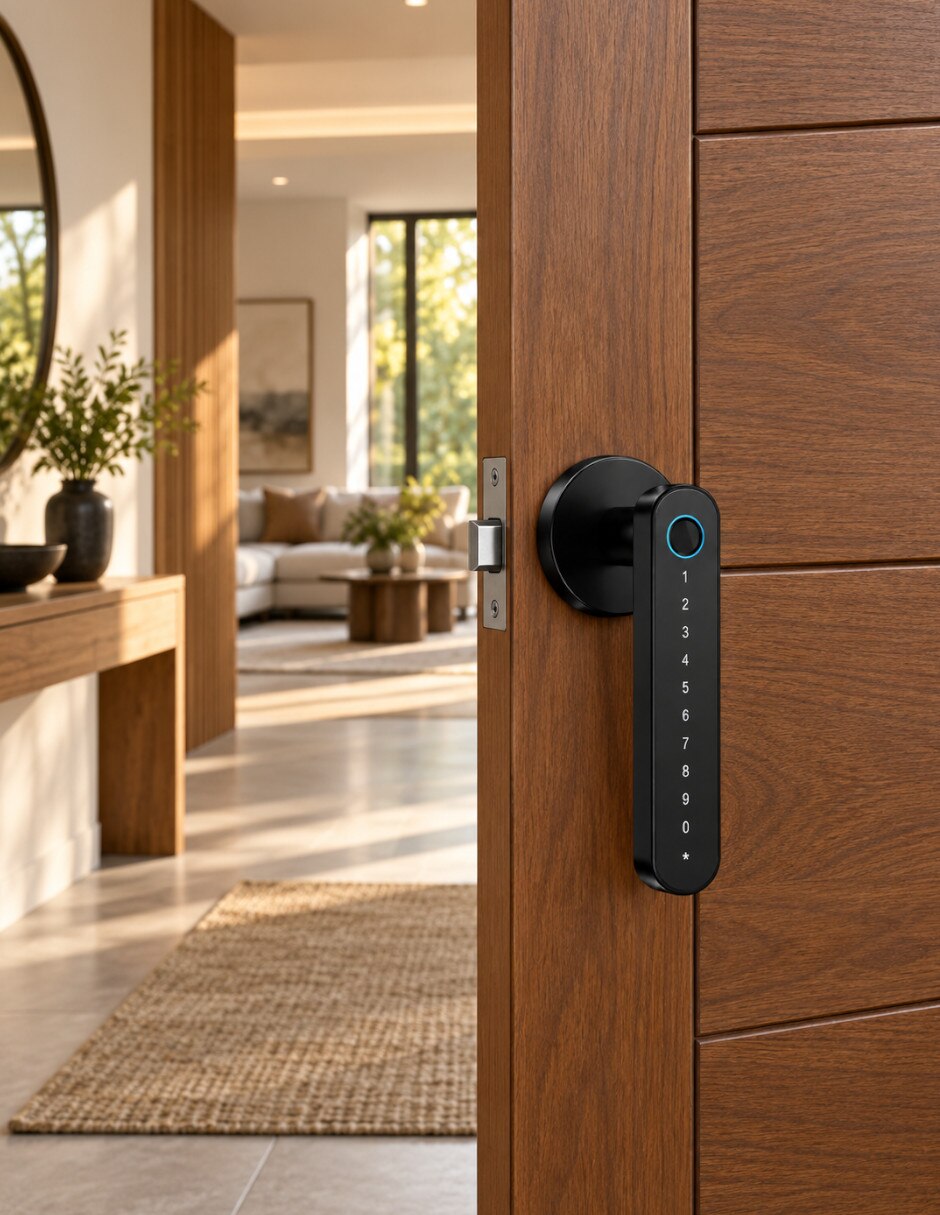 Cerradura Empotrar Modelo Negro de Combinación 3