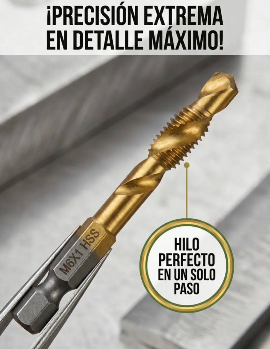 Kit de brocas para avellanador 5