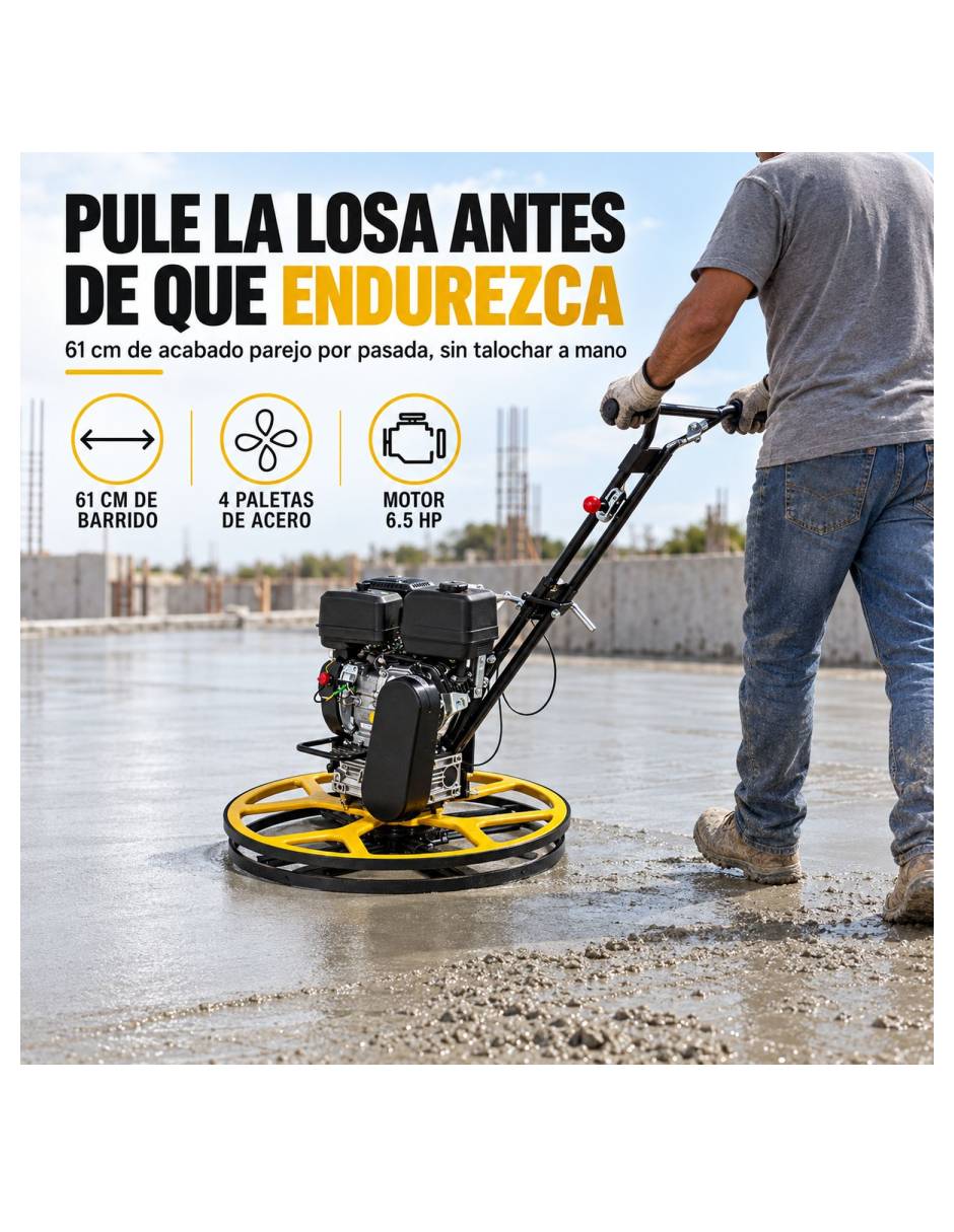 Allanadora de concreto 6