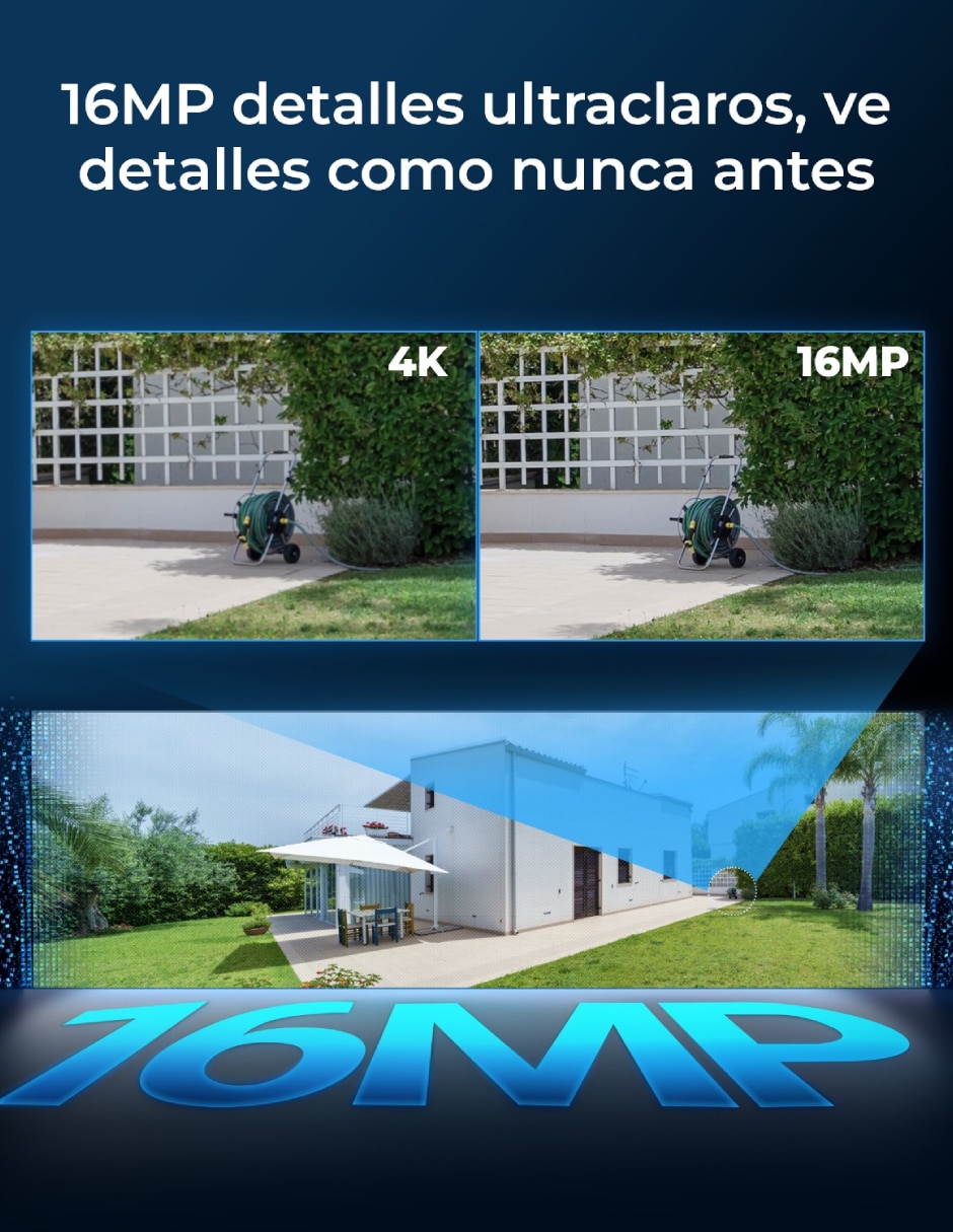 Cámara de seguridad modelo Duo 3 PoE Inalámbrica 4k/uhd 180° para exterior 2
