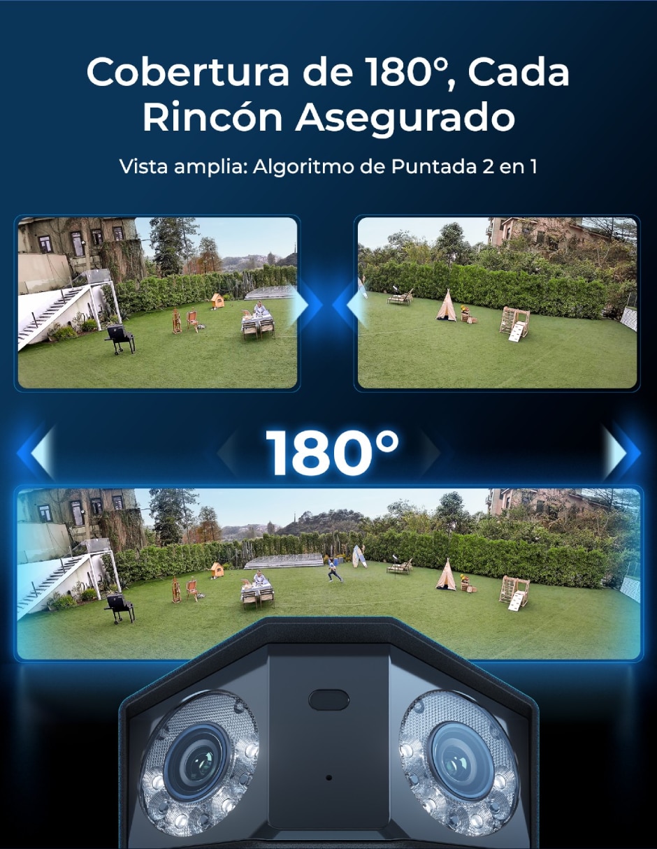 Cámara de seguridad modelo Duo 3 PoE Inalámbrica 4k/uhd 180° para exterior 3