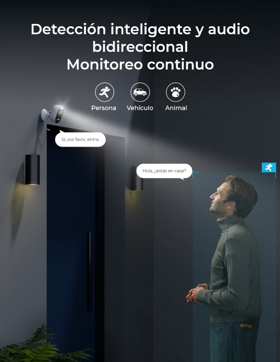 Cámara Wi-Fi de seguridad modelo Lumus Inalámbrica 2K 107° Sí para Exterior 3