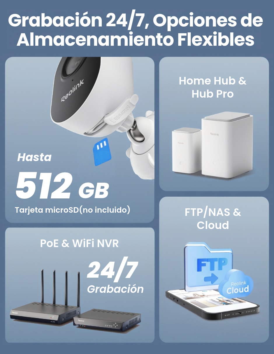 Cámara Wi-Fi de seguridad modelo Lumus Inalámbrica 2K 107° Sí para Exterior 7