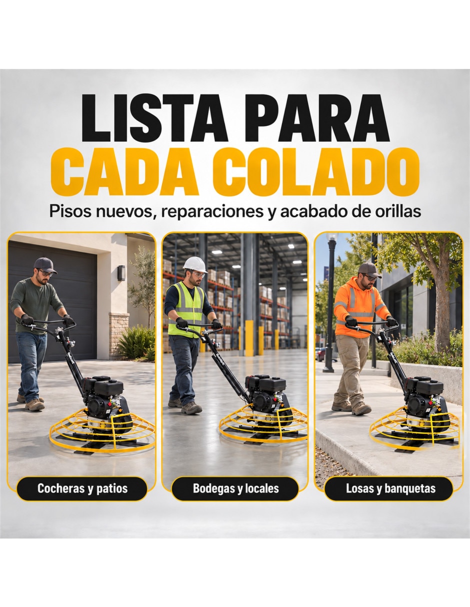 Allanadora de concreto 8