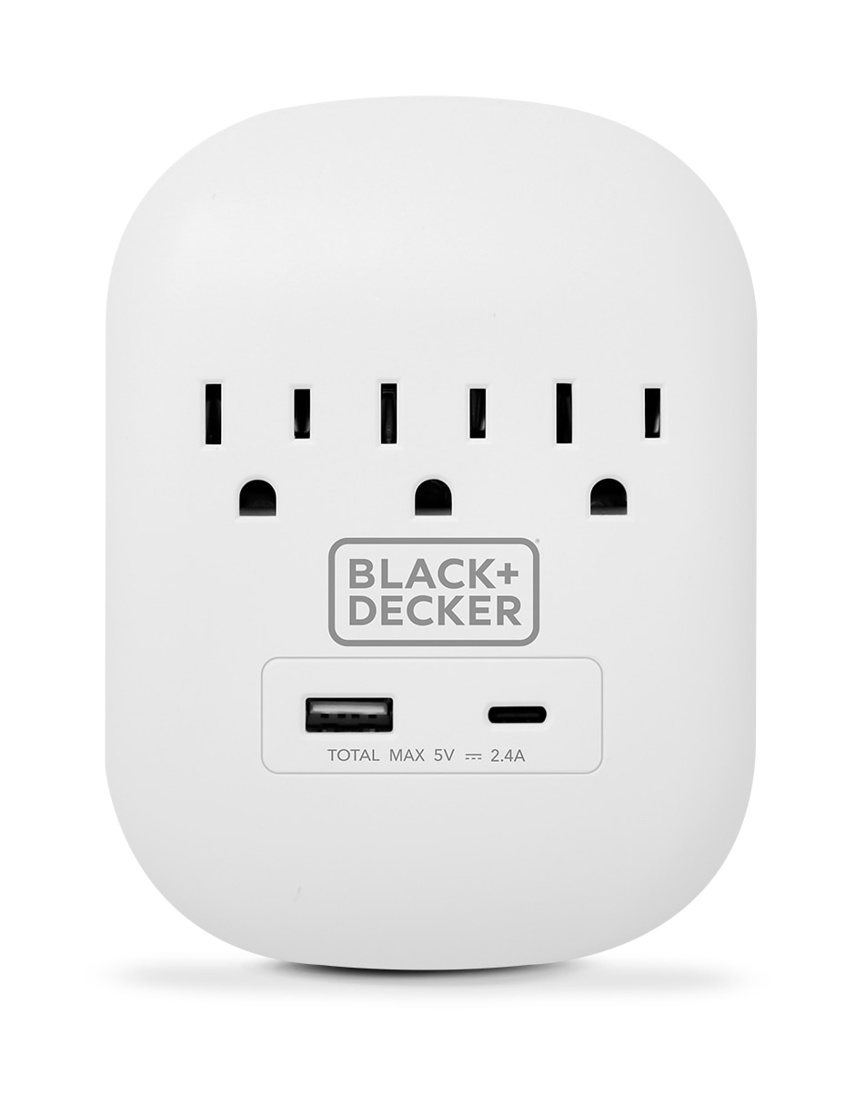 Multicontacto BDXEEMTTAP1 de 3 salidas y 2 puertos USB
