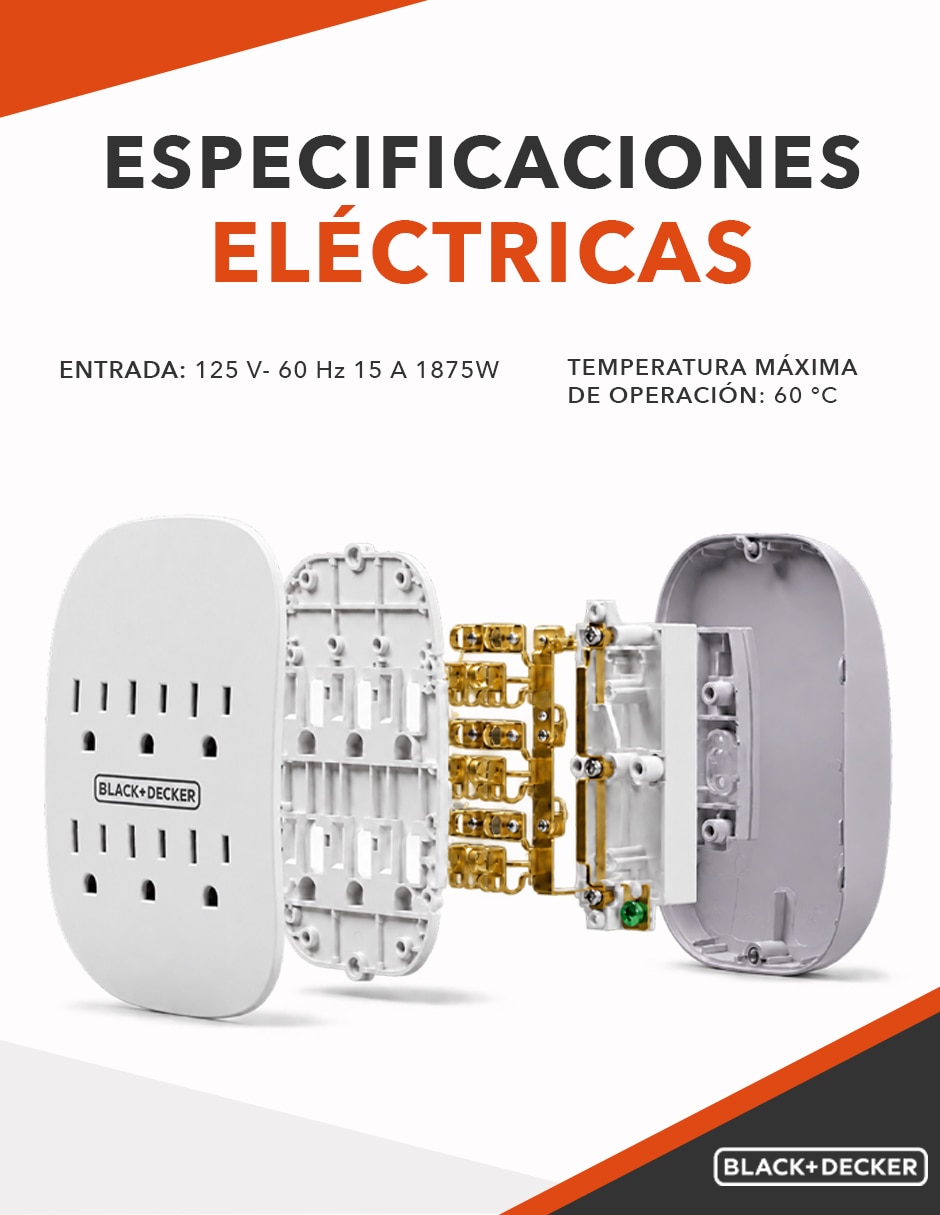 Multicontacto BDXEEMTTAP3 de 6 contactos 7