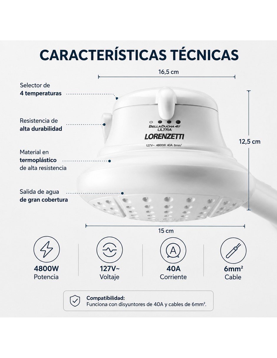 Regadera para Regadera 9