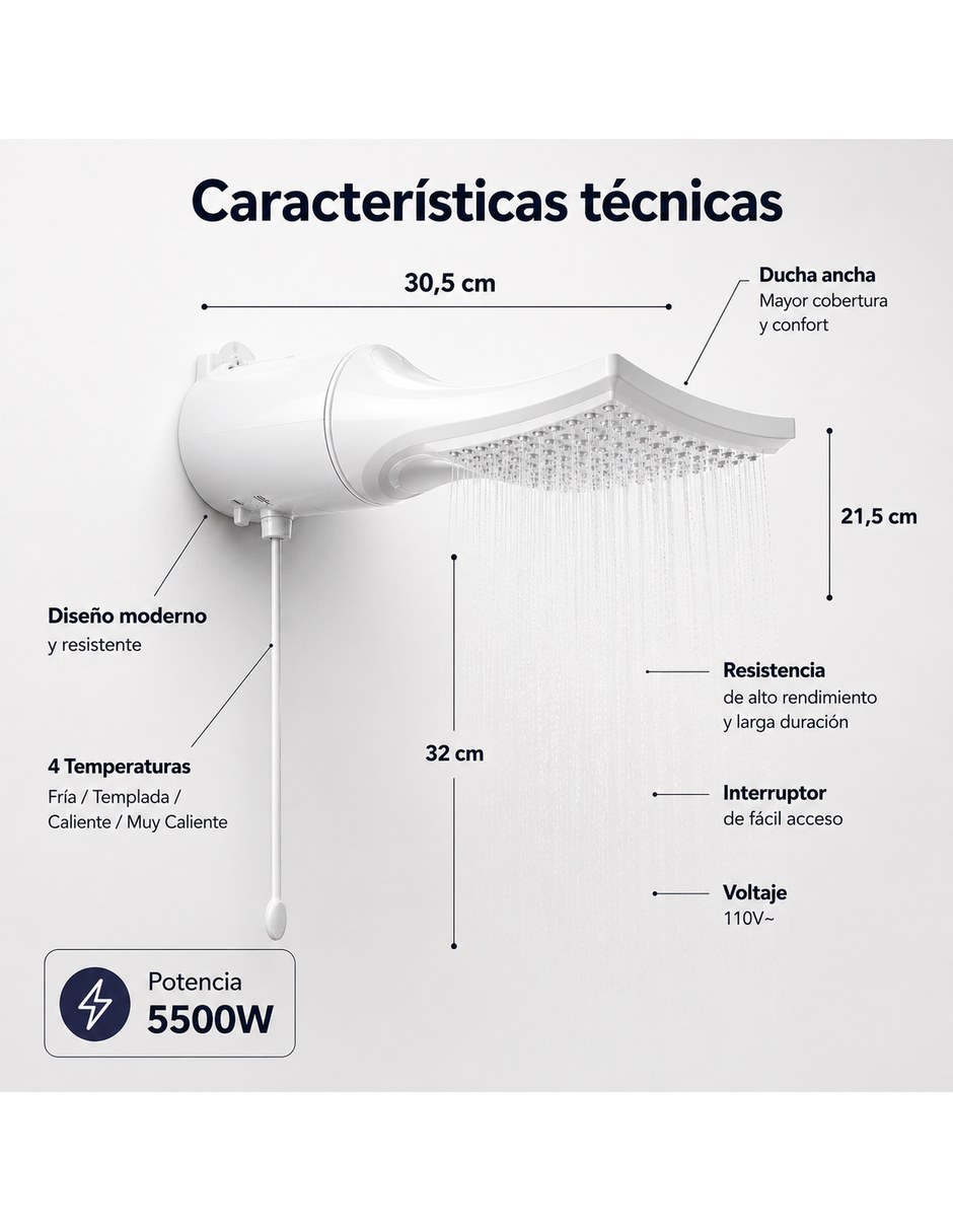 Regadera para Regadera 8