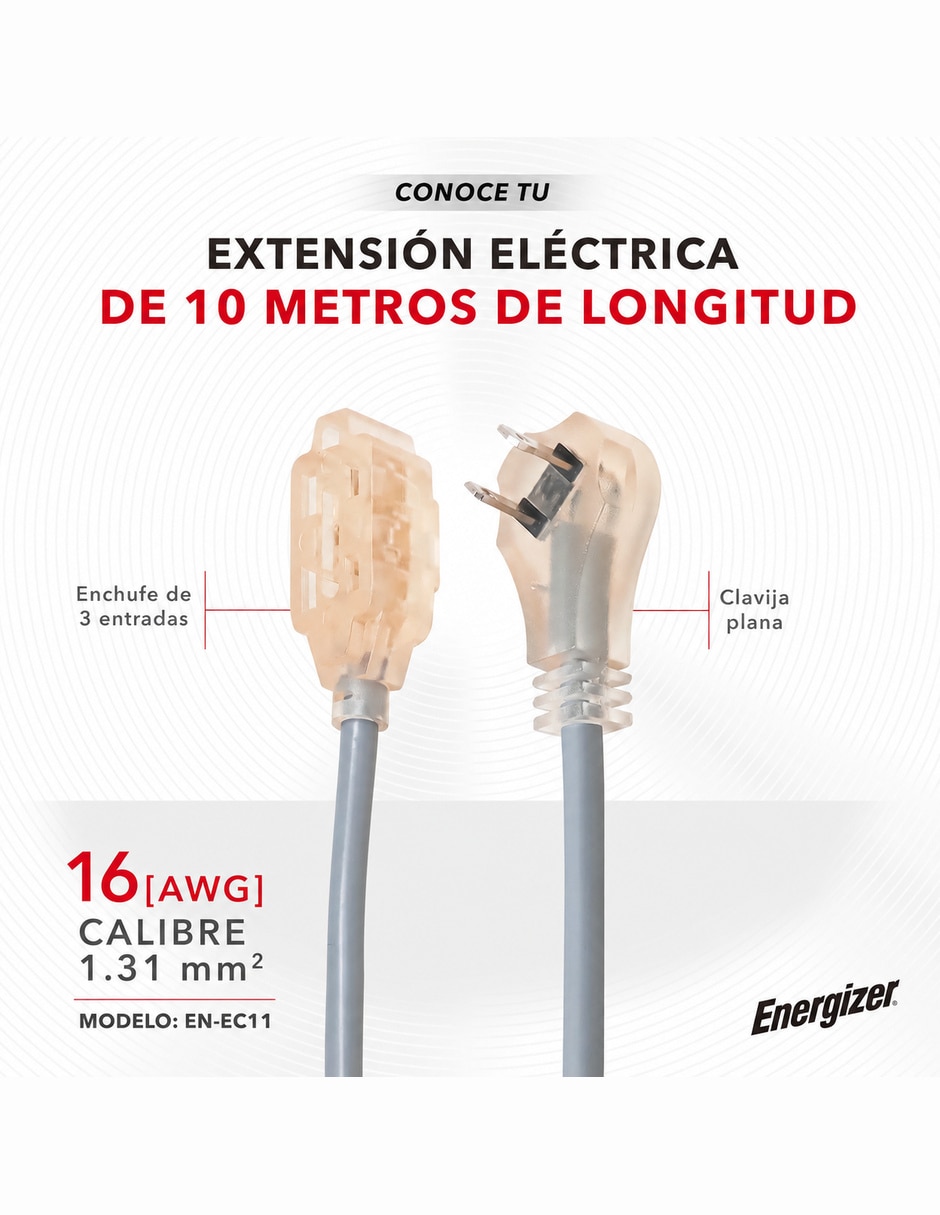 Extensión Eléctrica 10 m 2