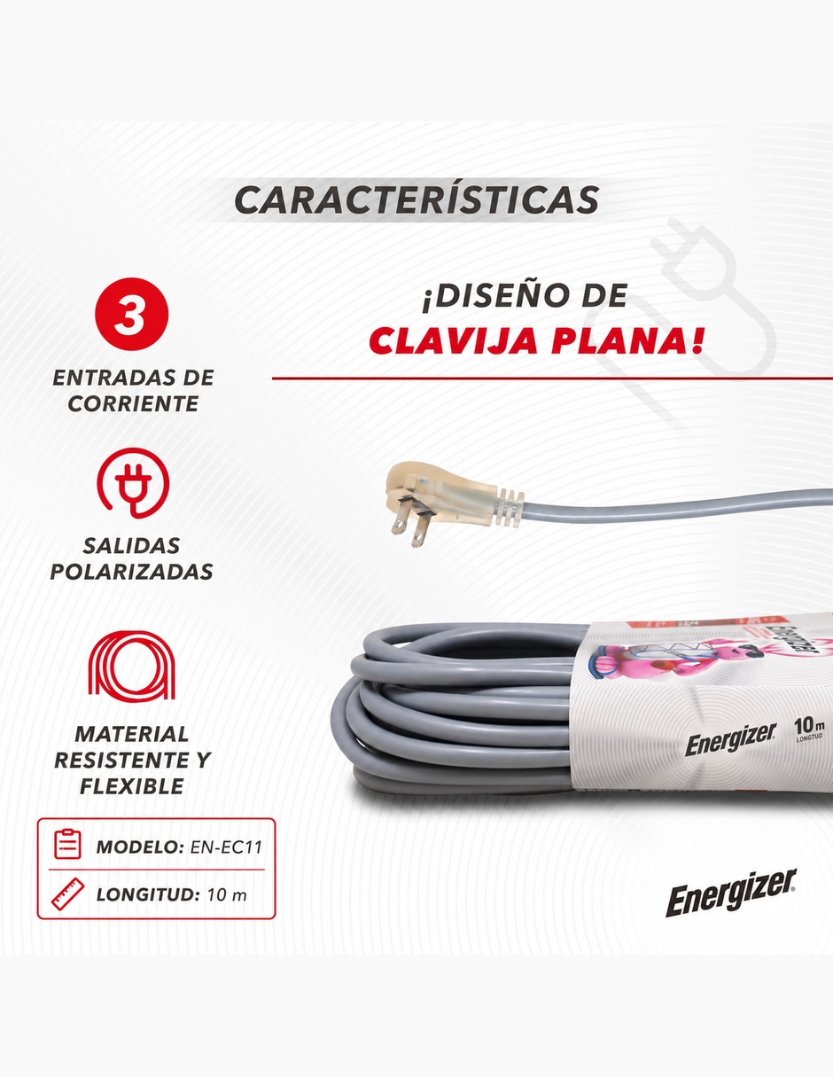 Extensión Eléctrica 10 m 4