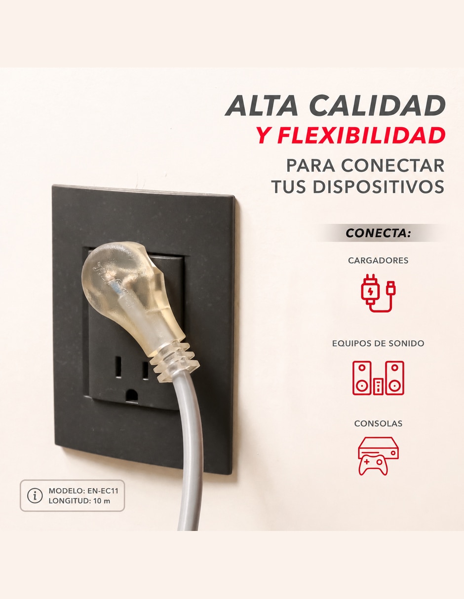 Extensión Eléctrica 10 m 6
