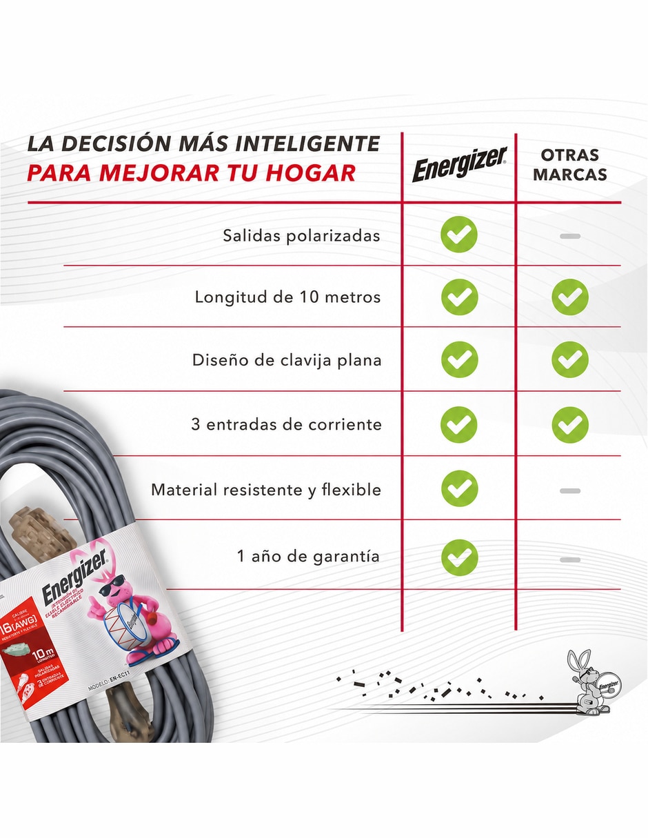 Extensión Eléctrica 10 m 8