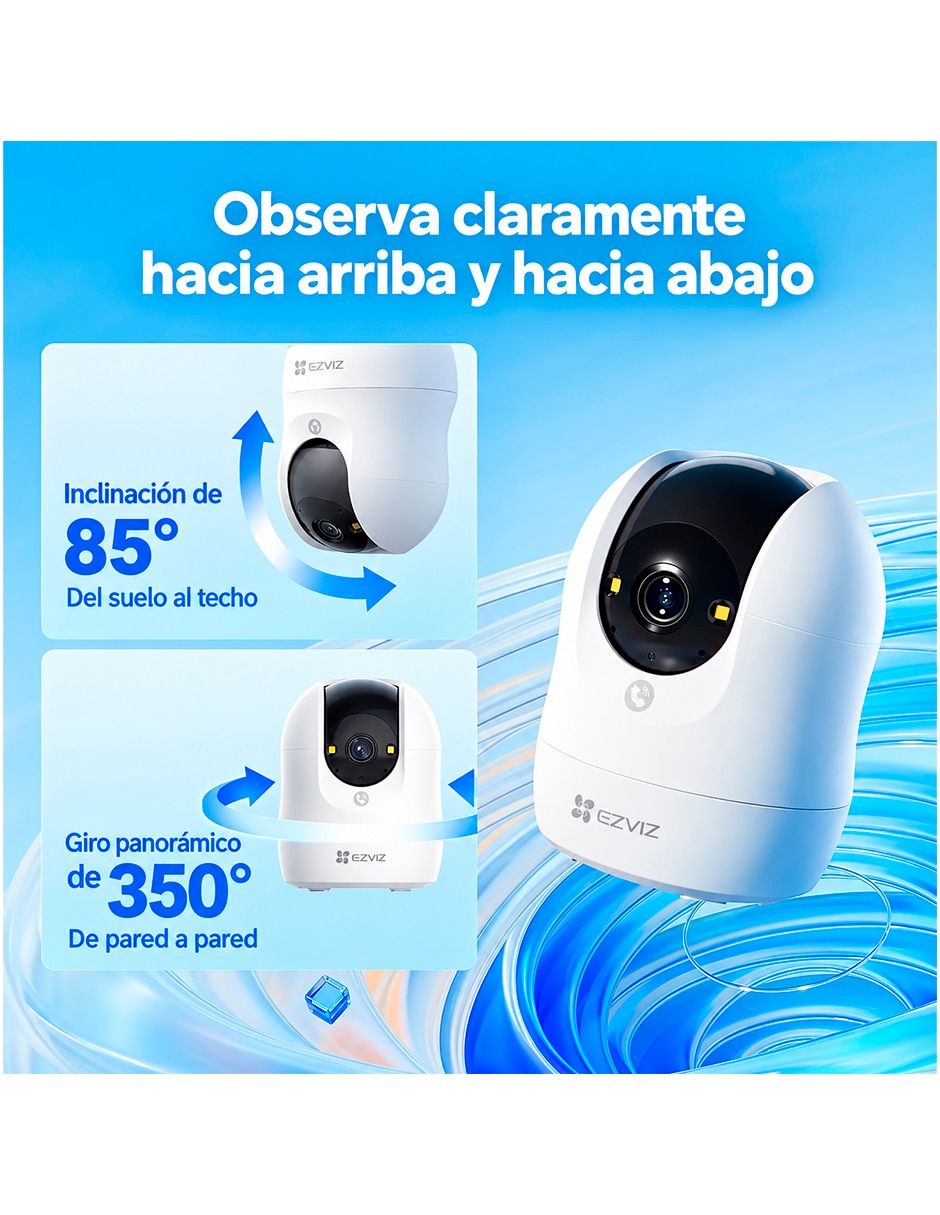 Cámara Wi-Fi de seguridad modelo C6N G1 4K Inalámbrica 350° para Interior 5
