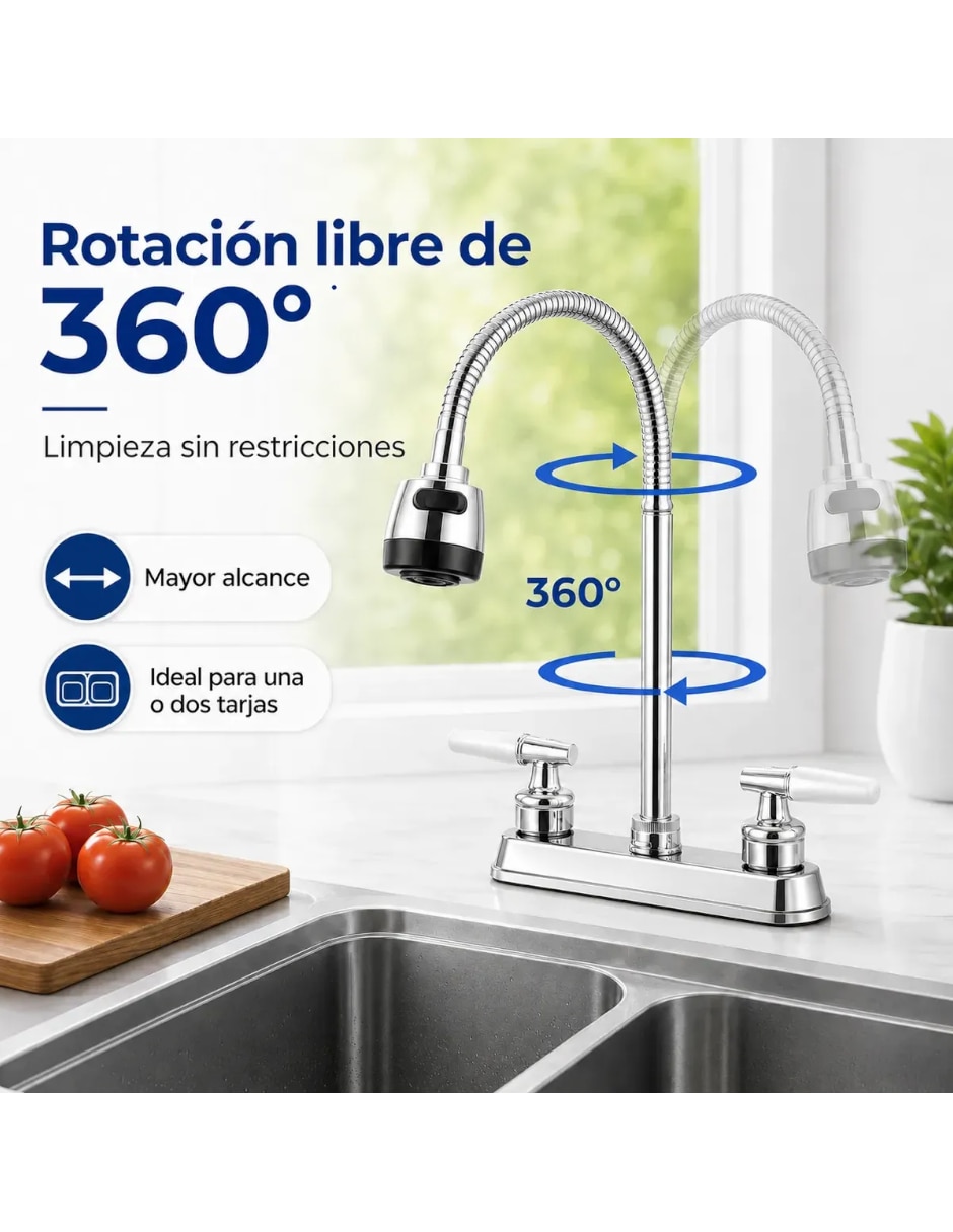 Llave mezcladora para cocina 4