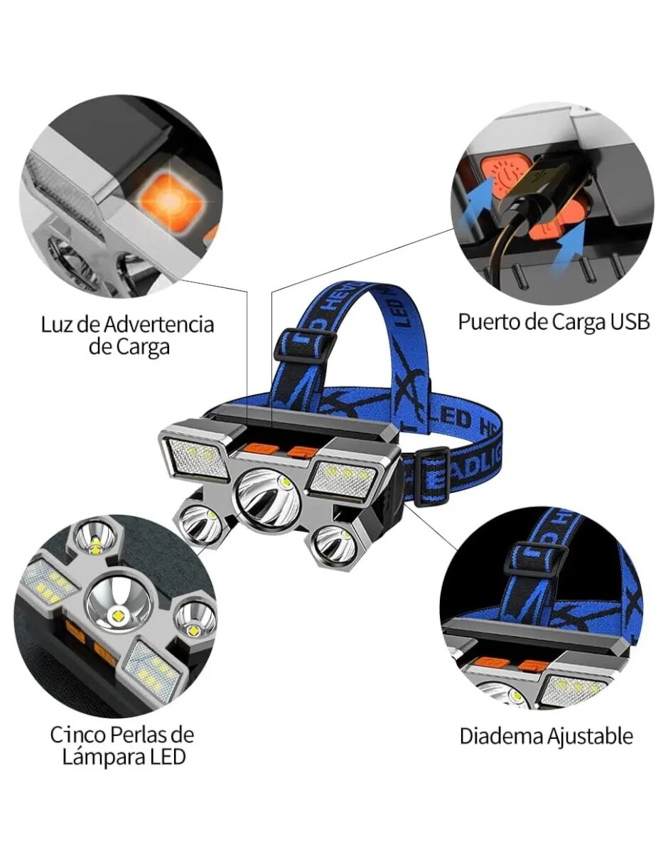 Linterna para cabeza 4