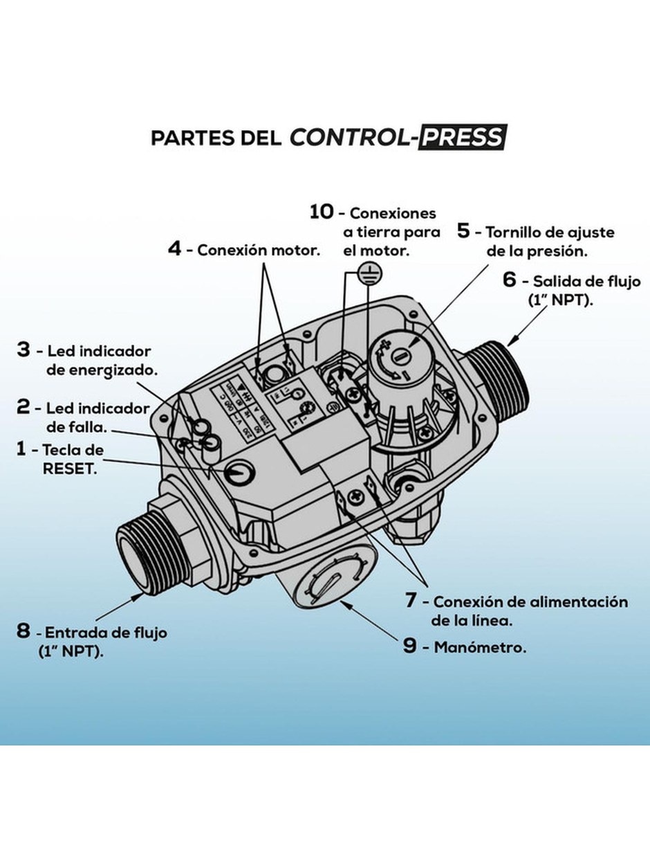 Automático para bombas de 127 v 5