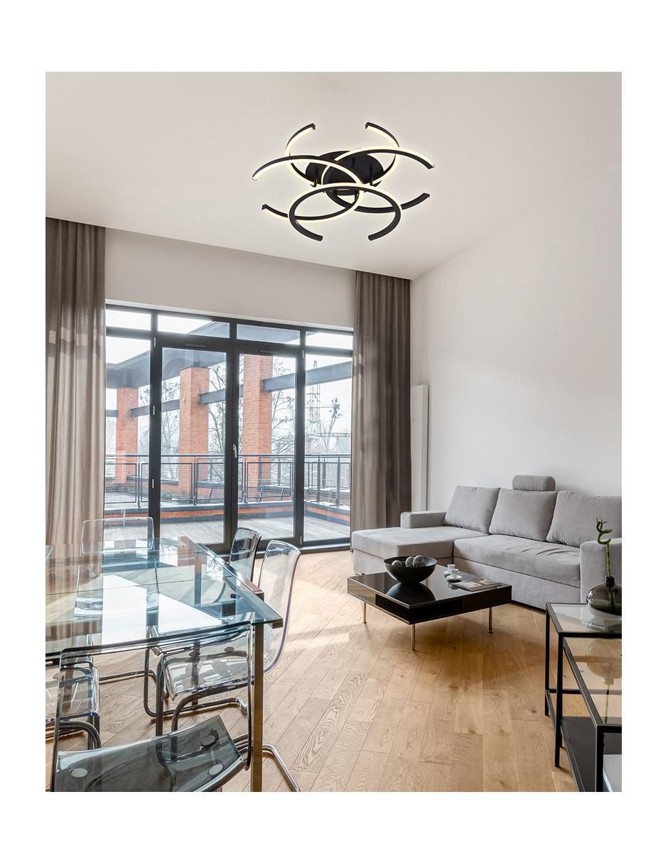 Lámpara colgante Luxica Lighting led Rubix